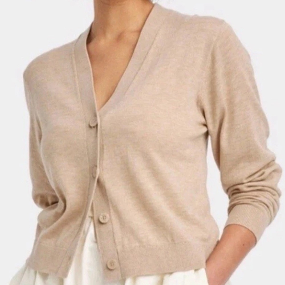 a new day Tan Women's Cardigan Sweater
